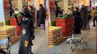 VIDEO: Robot humanoide y perro mecánico sorprenden en la Central de Abasto de la CDMX