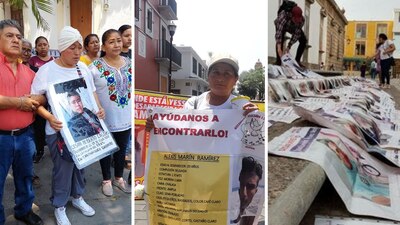 Las mujeres marcharon en distintas entidades para pedir acciones de búsqueda