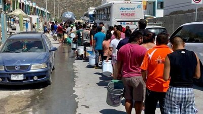 Se implementó un servicio de pipas, pero no ha sido suficiente para demanda