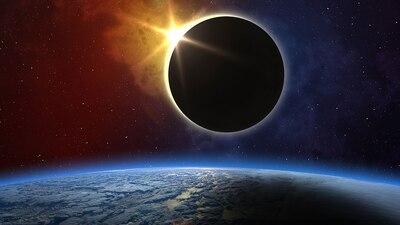 Este eclipse se verá de forma parcial en el resto del país