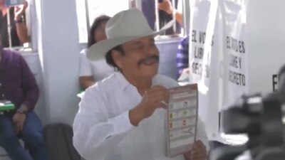 El candidato de Morena en el cierre de su campaña contó con el respaldo del PT y del PVEM