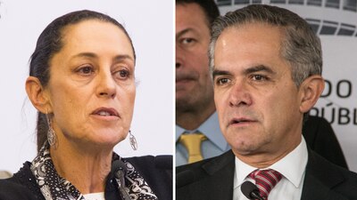 Claudia Sheinbaum y Miguel Ángel Mancera