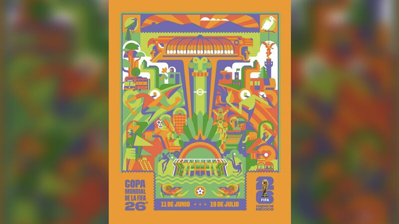 Presentan el póster oficial de la CDMX para el Mundial México 2026