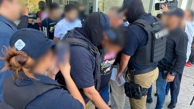 Fueron puestos a disposición de las autoridades