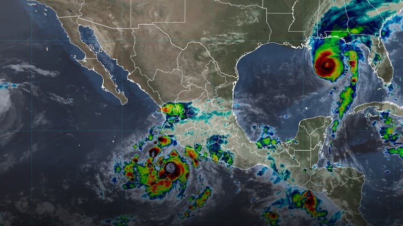 ‘Simon’ se intensifica a Huracán Categoría 2; se prevén lluvias en varios estados