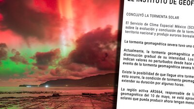 La tormenta geomagnética severa tuvo una duración de más de 39 horas