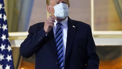 Fuentes dijeron al diario estadounidense que Trump tuvo un problema pulmonar que se asocia a la neumonía