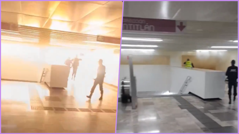VIDEO: Captan momento exacto del cortocircuito en la L1 del Metro