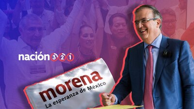 El excanciller firmó el pacto morenista para conducirse por el proceso interno