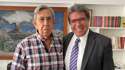 El senador Monreal, compartió una imagen de una reunión con Cuauhtémoc Cárdenas