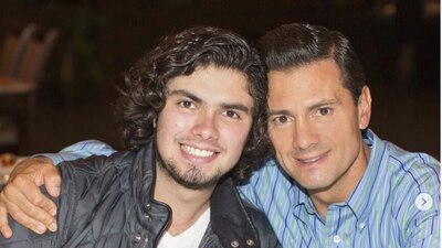 El hijo de Enrique Peña Nieto usó su Instagram para dedicarle unas emotivas palabras