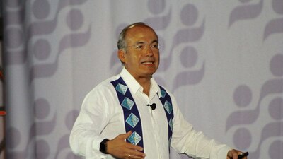 El exmandatario mexicano fue irónico con el Segundo Informe de Gobierno de AMLO