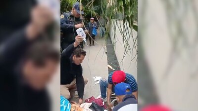 El joven se encuentra hospitalizado