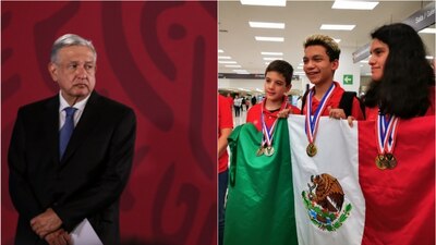 AMLO aseguró que los integrantes de la Olimpida Mexicana de Matemáticas no se quedarán sin recursos