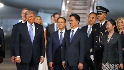 Trump en China.