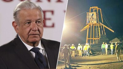 El presidente insistió que el Gobierno Federal trabaja las 24 horas para el rescate de los mineros.