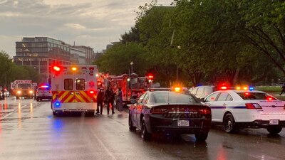 Las cuatro personas fueron trasladadas a hospitales de la zona