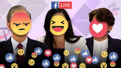 Te presentamos las reacciones que recibieron los candidatos