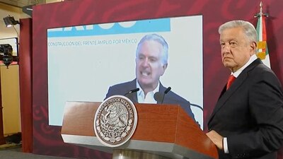 Santiago Creel lanzó un enérgico discurso y llamó "desgraciado" a López Obrador