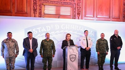 La gobernadora indicó que en los operativos trabajaron autoridades de Chihuahua y Sinaloa