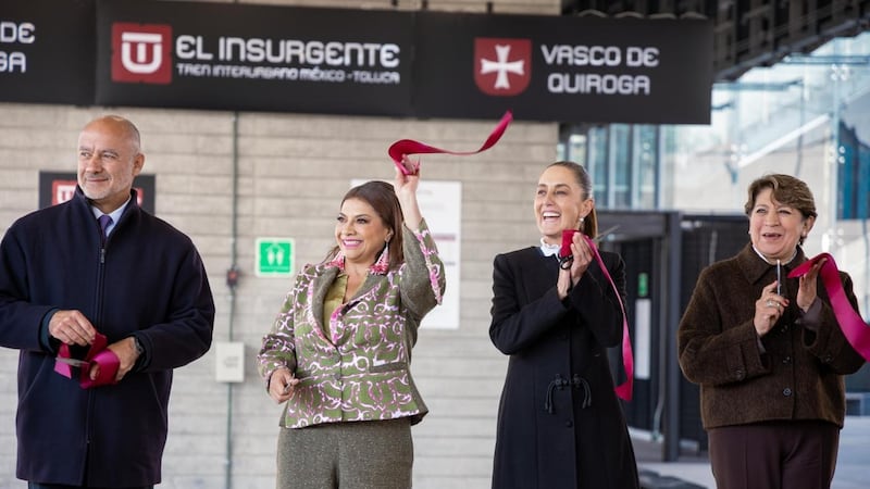 Sheinbaum inaugura al 100% la obra del Tren Interurbano, ‘El Insurgente’