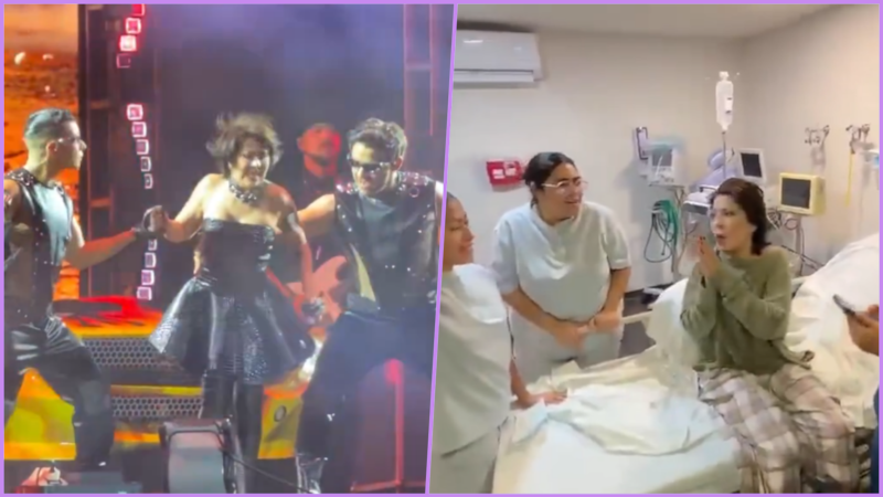 VIDEO: Alejandra Guzmán se ‘zafa la cadera’ en pleno concierto de Veracruz