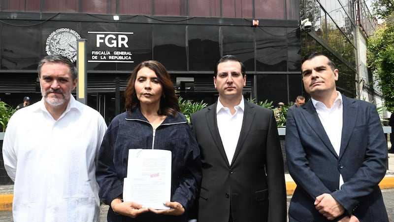 Diputados del PAN denuncian a Marina del Pilar ante la FGR, por posibles nexos con el crimen