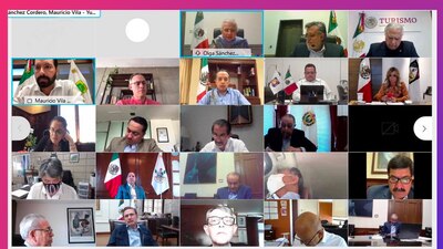 Los gobernadores sostuvieron una reunión con la secretaria de Gobernación, Olga Sánchez Cordero