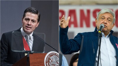 Enrique Peña Nieto y Andrés Manuel López Obrador tienen enfoques distintos respecto a la migración