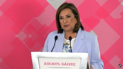 Gálvez acusó que el gobierno de AMLO no se preocupa por el medio ambiente