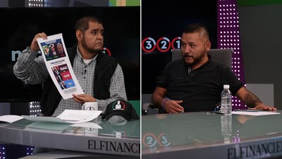 Tumbaburross y el Mijis se vieron las caras en el estudio de Nación321