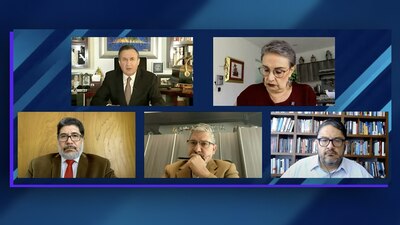 Leonardo Kourchenko moderó el foro con Yoloxóchitl Bustamante, David Calderón, Luis Humberto Fernández y Marco Fernández