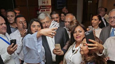 AMLO fue el presidenciable más mencionado en las redes sociales