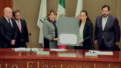 Se confirma el triunfo de Delfina Gómez en las elecciones del pasado 4 de junio