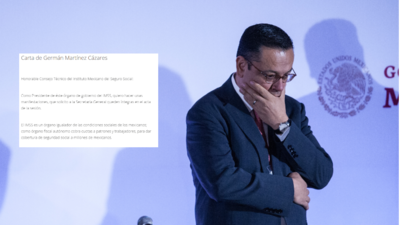 Este es el documento donde detalla su renuncia