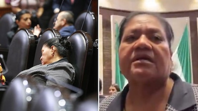 La diputada federal destacó que no había dormido y se encontraba cansada