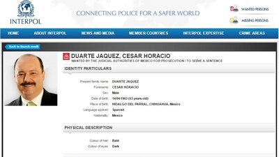 El exgobernador de Chihuahua es investigado por delitos de peculado