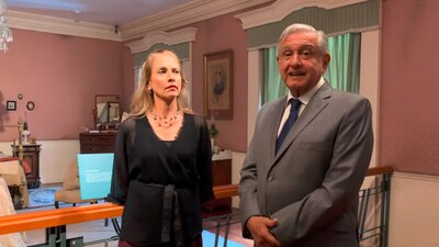 La pareja presidencial recorrió este espacio que hoy es un museo