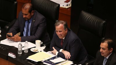 El secretario de Hacienda compareció ante el Senado