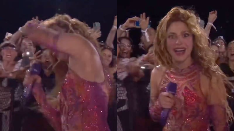 VIDEO: Fan jala el cabello de Shakira en pleno concierto en Montevideo
