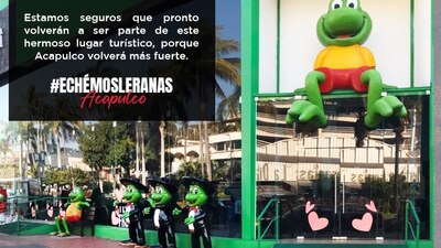 Las populares figuras de ranas vestidas de mariachi