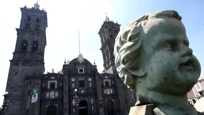 La catedral de Puebla, Puebla.