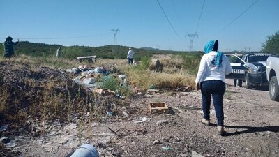 En el lugar localizaron restos óseos calcinados, como pedazos de cráneos.