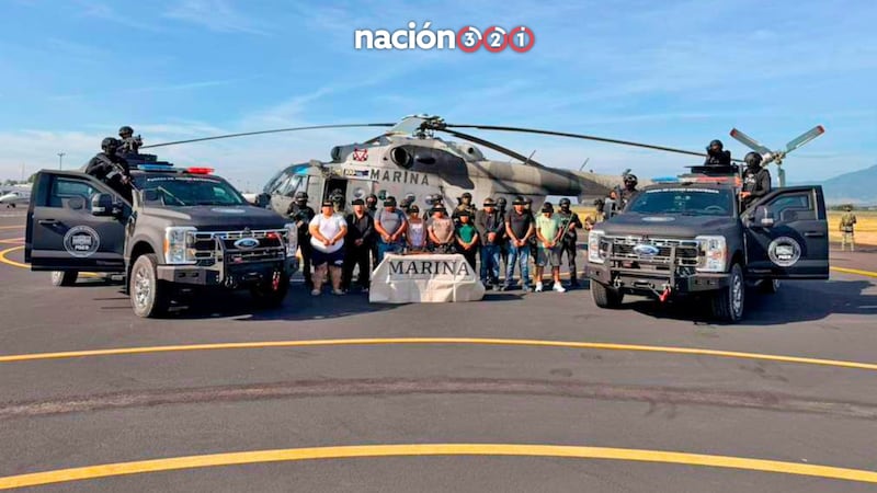 Detienen, por extorsión, a 10 sindicalistas de Oaxaca ligados al Cártel de Sinaloa