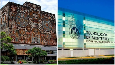 La UNAM y el Tec de Monterrey ocupan los primeros lugares en el ranking de mejores universidades de América Latina