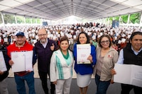 Clara Brugada presenta medidas para combatir el despojo de viviendas en CDMX