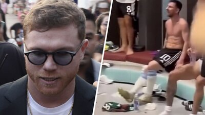 El boxeador mexicano amenazó al astro argentino por un 'incidente' con una playera