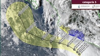 Ajustan trayectoria del Huracán ‘Polo’; ahora amenaza también a Baja California Sur