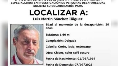 Desapareció el pasado viernes