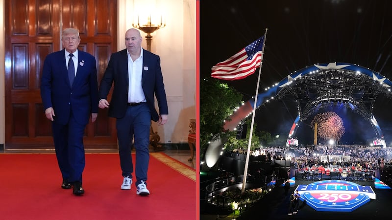 Trump celebró sus 80 años con una función de UFC en la Casa Blanca